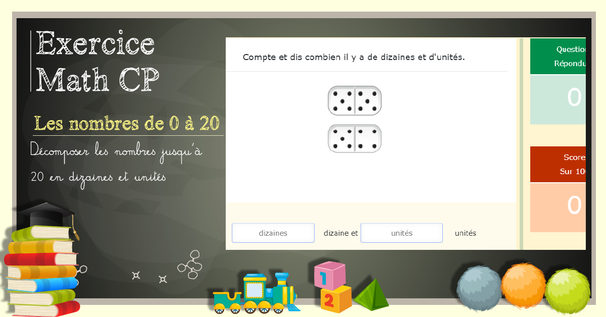 Décomposer les nombres en dizaines et unités