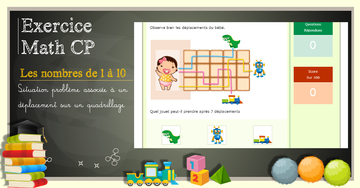 Programme de CP – Exercices de Math