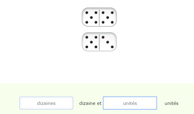 Décomposer les nombres jusqu’à 20 en dizaines et unités - Les dizaines et unités dans les nombres de 1 à 20