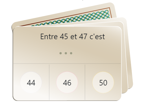 Connaître la suite des nombres jusqu’à 60 – Exercice de math CP - L’ordre des nombres de 0 à 60 - Exemple.